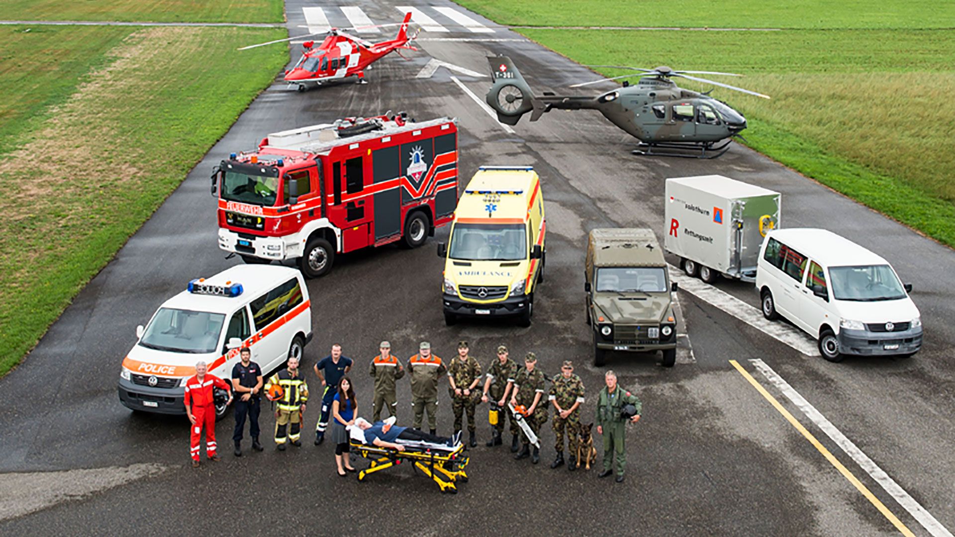 Armee, Zivilschutz und Blaulichtorganisationen